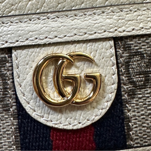 GUCCI
GG Supreme Monogram Textured Calfskin Web Ophidia Card Holder - Picture 9 of 11